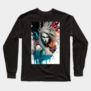 Fierce Goddess of Love Illustration Long Sleeve T-Shirt